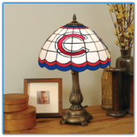 Chicago Cubs - Stained-Glass Tiffany-Style Table Lamp
