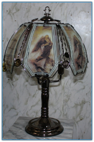 Angel with Lamb Touch Lamp