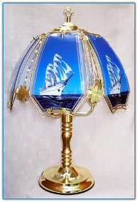 Clipper Ship Touch Lamp