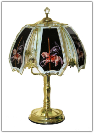 Merry Go Round Carasel Horse Touch Lamp