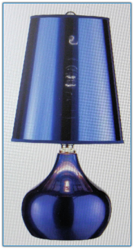 Luster Sapphire Blue Table Lamp