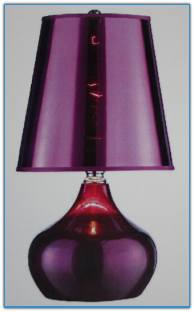 Luster Magenta Table Lamp
