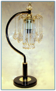 Decorative Black Pendant Touch Table Lamp
