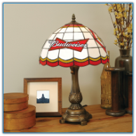 Budweiser - Stained-Glass Tiffany-Style Table Lamp