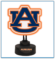 Auburn Tigers -Team Logo Neon Desk Lamp