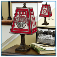 Alabama Crimson Tide - Art Glass Table Lamp