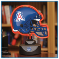 Arizona Wildcats - Neon Helmet & Cap Desk Lamp