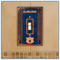 Auburn Tigers - Single Art Glass Light Switch Cover