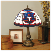 Auburn Tigers- Stained-Glass Tiffany-Style Table Lamp