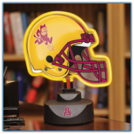 Arizona State Sun Devils - Neon Helmet & Cap Desk Lamp