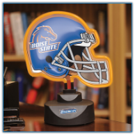 Boise State Broncos - Neon Helmet & Cap Desk Lamp