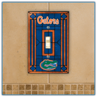 Florida Gators - Single Art Glass Light Switch Cover