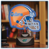 Florida Gators - Neon Helmet & Cap Desk Lamp