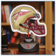 Florida State Seminoles - Neon Helmet & Cap Desk Lamp