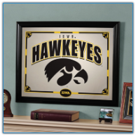 Iowa Hawkeyes - Framed Mirror