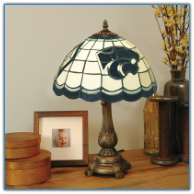 Kansas State Wildcats - Stained-Glass Tiffany-Style Table Lamp