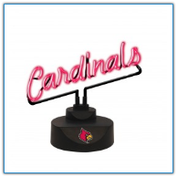 Louisville Cardinals - Neon Script Desk Lamp