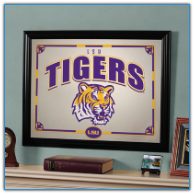 Louisiana State Tigers - Framed Mirror