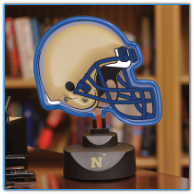 Navy Midshipmen - Neon Helmet & Cap Desk Lamp