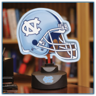North Carolina Tar Heels - Neon Helmet & Cap Desk Lamp
