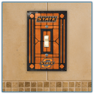Oklahoma State Cowboys - Single Art Glass Light Switch Cover