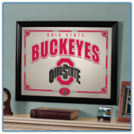 Ohio State Buckeyes - Framed Mirror