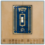 Pittsburgh Panthers - Single Art Glass Light Switch Cover
