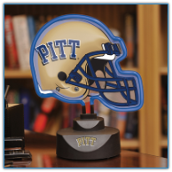 Pittsburgh Panthers - Neon Helmet & Cap Desk Lamp