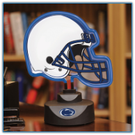 Penn State Nittany Lions - Neon Helmet & Cap Desk Lamp