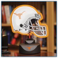 Texas Longhorns - Neon Helmet & Cap Desk Lamp