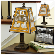 Tennessee Volunteers - Art Glass Table Lamp