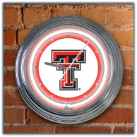 Texas Tech Raiders  - Neon Light Wall Clock