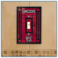 South Carolina Gamecocks - Single Art Glass Light Switch Cover