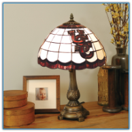 South Carolina Gamecocks - Stained-Glass Tiffany-Style Table Lamp