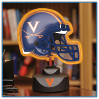 Virginia Cavaliers - Neon Helmet & Cap Desk Lamp