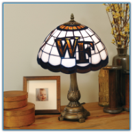 Wake Forest Demon Deacons - Stained-Glass Tiffany-Style Table Lamp
