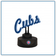 Chicago Cubs - Neon Script Desk Lamp