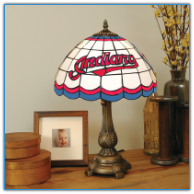 Cleveland Indians - Stained-Glass Tiffany-Style Table Lamp