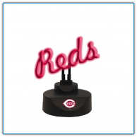 Cincinnati Reds - Neon Script Desk Lamp