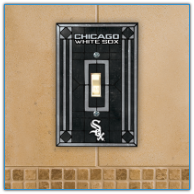 Chicago White Sox - Single Art Glass Light Switch Cover