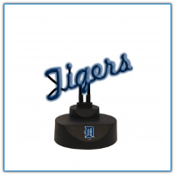 Detroit Tigers - Neon Script Desk Lamp