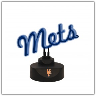 New York Mets - Neon Script Desk Lamp