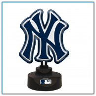 New York Yankees -Team Logo Neon Desk Lamp