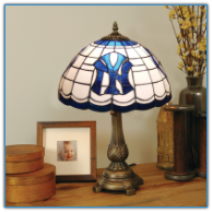 New York Yankees - Stained-Glass Tiffany-Style Table Lamp