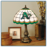 Oakland Athletics - Stained-Glass Tiffany-Style Table Lamp