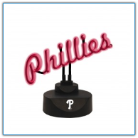 Philadelphia Phillies  - Neon Script Desk Lamp