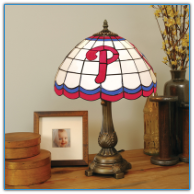 Philadelphia Phillies - Stained-Glass Tiffany-Style Table Lamp