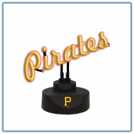 Pittsburgh Pirates - Neon Script Desk Lamp