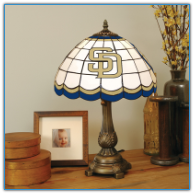 San Diego Padres - Stained-Glass Tiffany-Style Table Lamp