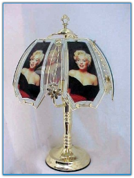 Marilyn Monroe Brass Touch Lamp